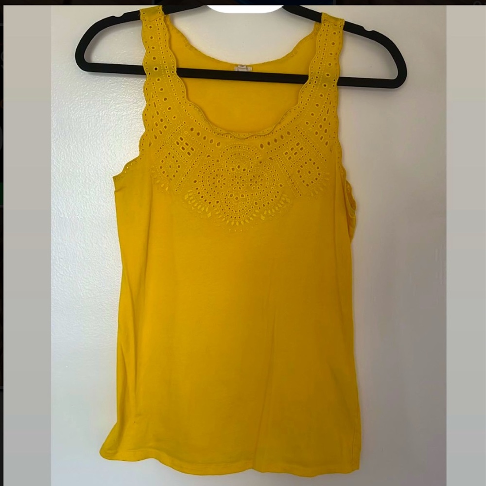 Lemon Yellow J Crew Women’s Tank